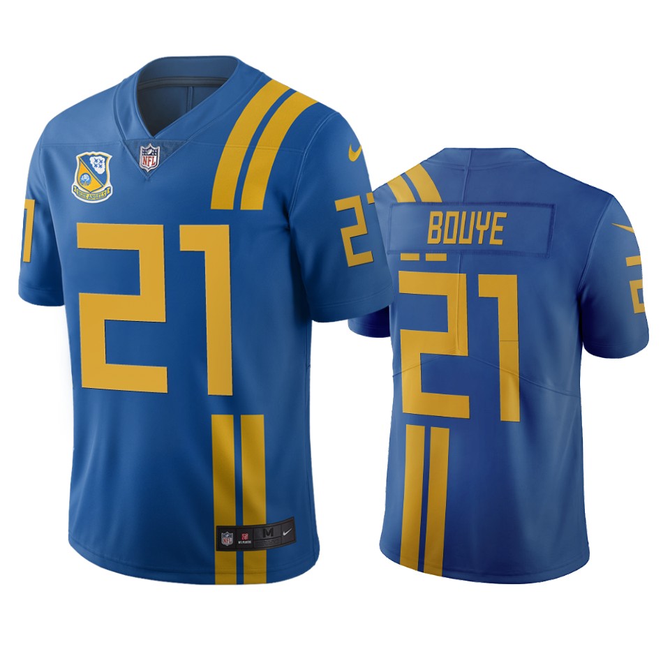 Men Nike Jacksonville Jaguars 21 A.J. Bouye Royal Vapor Limited City Edition NFL Jersey